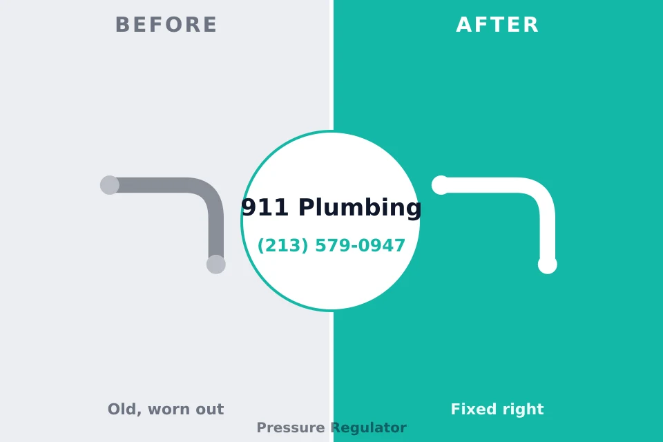 Before and after: plumbing company John Day, OR